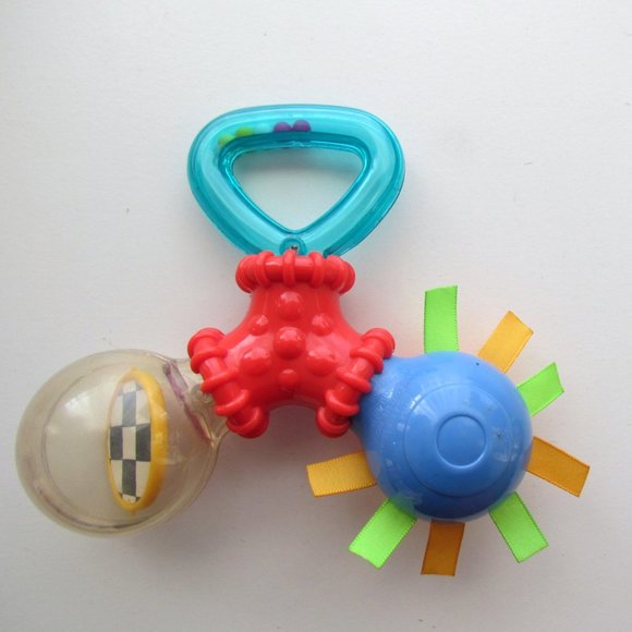 2 BABY TOYS, FISHER-PRICE + KIDS II, MOVING PARTS, BRIGHT and CLEAN - Picture 5 of 5